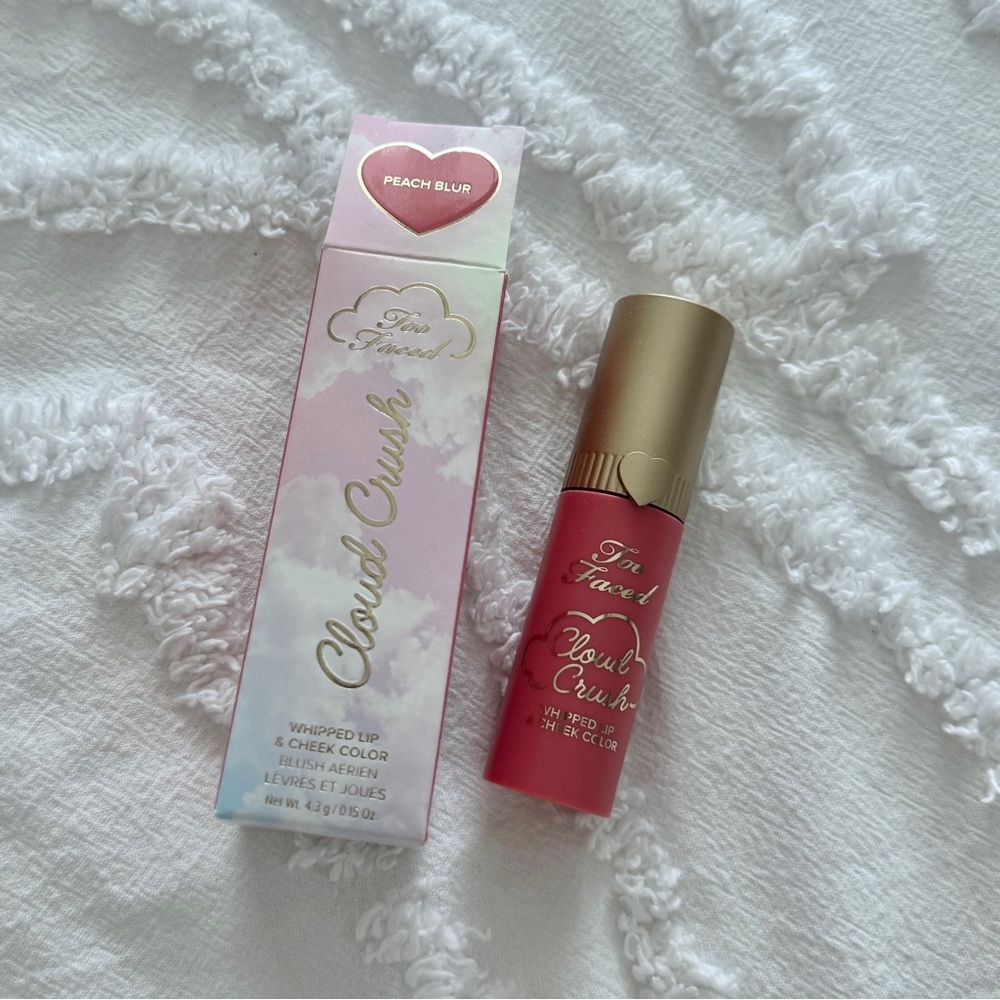 Too Faced Cloud Crush Whipped Lip & Cheek Color - Peach Blur